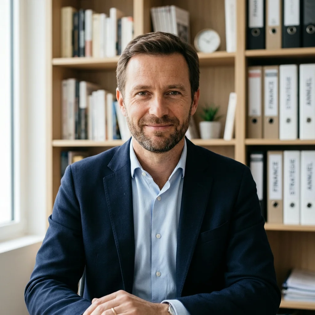 Portrait de Julien Marchetti, journaliste finance d'entreprise au Signal B2B